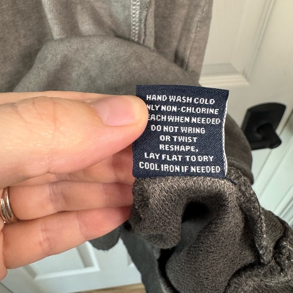 525 American Halter Terry Sweater Dress Charcoal Grey Ombré Womens Size Small - Picture 6 of 8